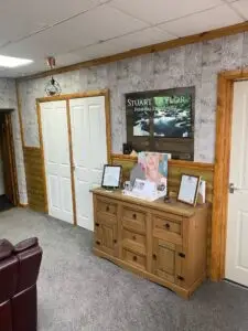 Reception Area of Stuart Taylor Funeral Directors Ltd