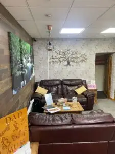 Reception Area of Stuart Taylor Funeral Directors Ltd
