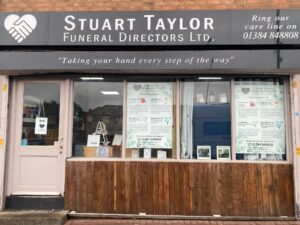 Shop Front Stuart Taylor Funeral Directors Ltd
